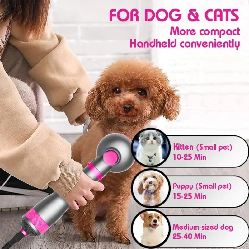 Pet's straightening dryer rose red H910