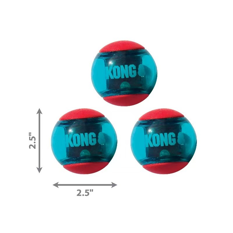 KONG Dog Toy Bite-Resistant Ball Set