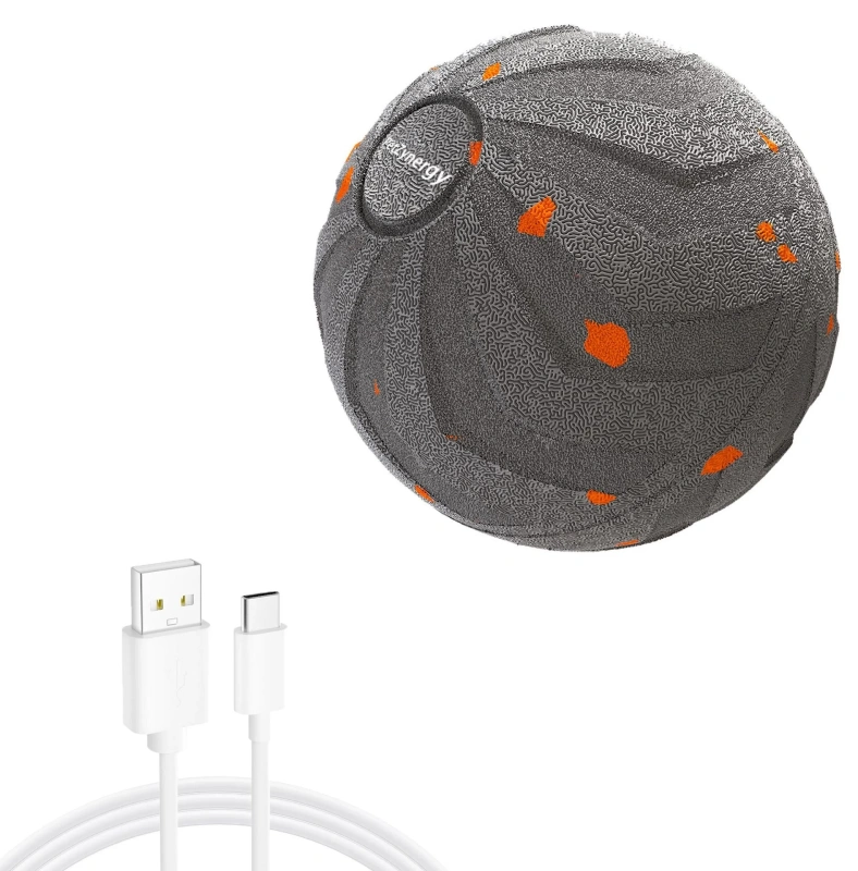 Interactive Dog Toy Ball E-TPU Material Random Bouncing And Spinning Smart Motion Ball For Dogs Self Play Chew Resistant Toy