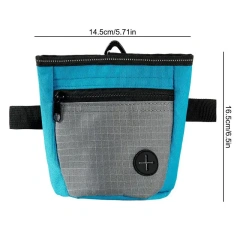 Dog Treat Pouch Magnetic Closure Puppy Training Waist Bag Puppies Goodie Treat Pouch With Waist Belt For Behavior Aids