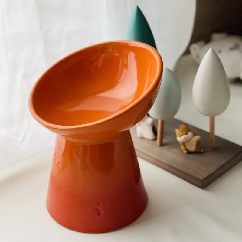 Dog Bowls with Heightened Feet Ne Protection Anti-Flip Water Food Bowl