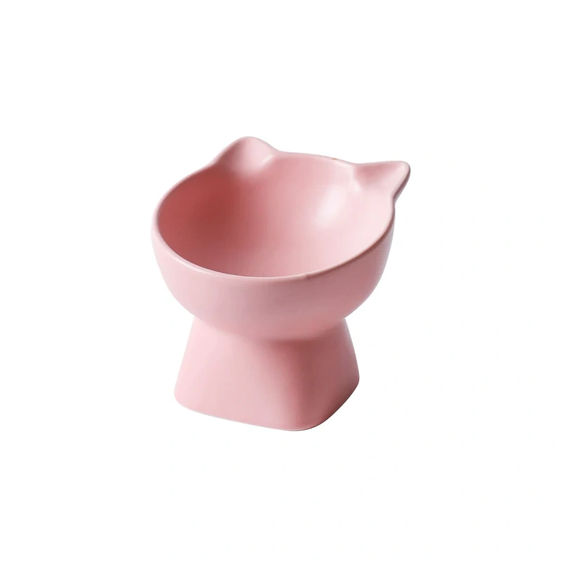 Ceramic Cat Bowl  Cervical Vertebra protection Pet Bowl Drinking Bowl Multi-color