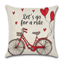 Painted Heart Valentine's Day Pillow