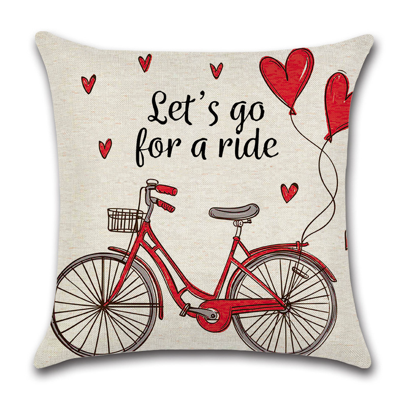 Painted Heart Valentine's Day Pillow