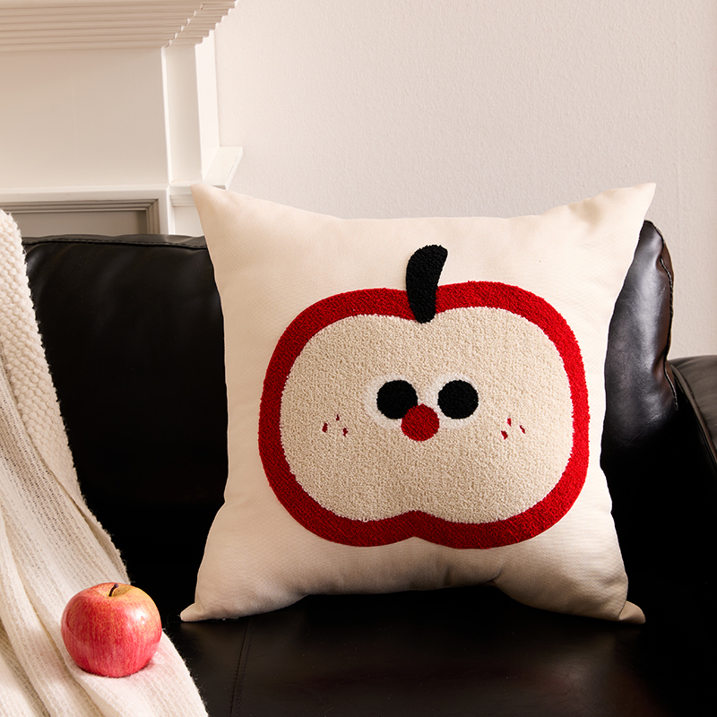 Cat Embroidered Cartoon Pillowcase