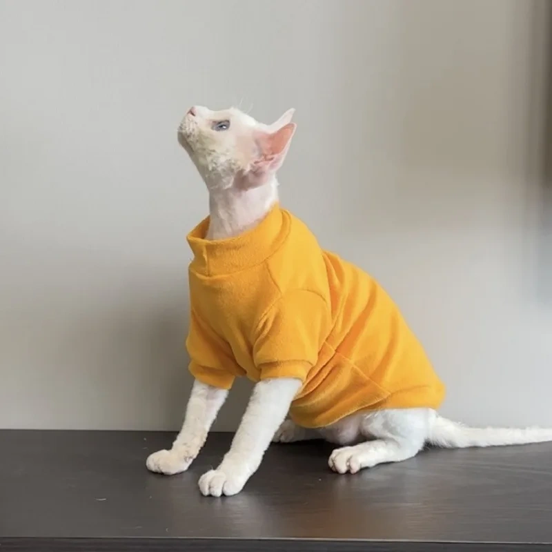 Minimalist Chic Design Second Skin Feel Hairless Cat Warm Knitwear