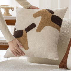 Cat Embroidered Cartoon Pillowcase