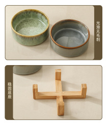 Nordic style cat ceramic bowl