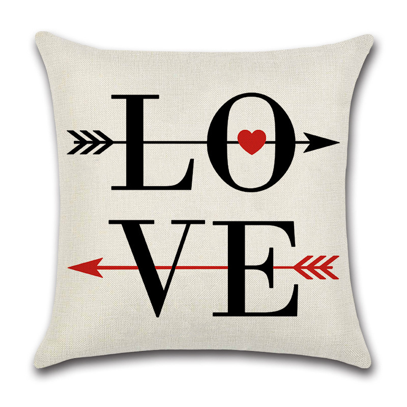 Painted Heart Valentine's Day Pillow