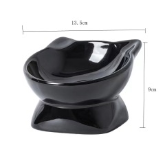 Ceramic Cat Bowl  Cervical Vertebra protection Pet Bowl Drinking Bowl Multi-color