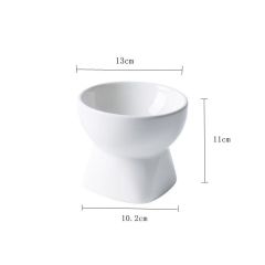 Ceramic Cat Bowl  Cervical Vertebra protection Pet Bowl Drinking Bowl Multi-color