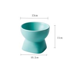 Ceramic Cat Bowl  Cervical Vertebra protection Pet Bowl Drinking Bowl Multi-color
