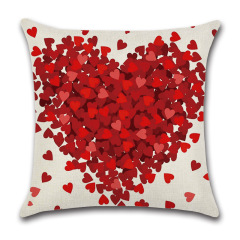 Painted Heart Valentine's Day Pillow