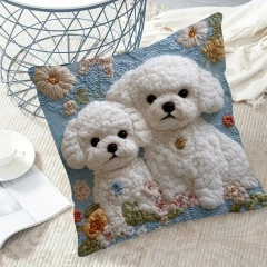 1pcs Cute Cartoon Cat Cushion Pillow Cover Simple Printed Throw Cushion Case Creative Home Sofa Decor Gift for Cat Lovers