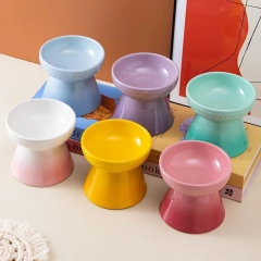Le Creuset Cool Color Cerc  Dog Bowls with Heightened Feet Ne Protection Anti-Flip Water Food Bowl Pet Dining Bowl