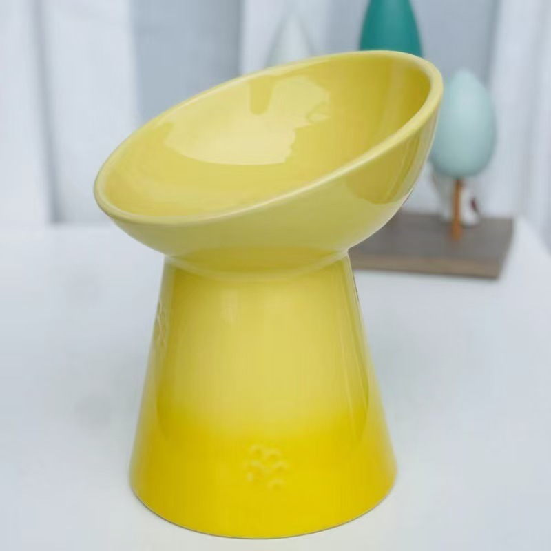Dog Bowls with Heightened Feet Ne Protection Anti-Flip Water Food Bowl
