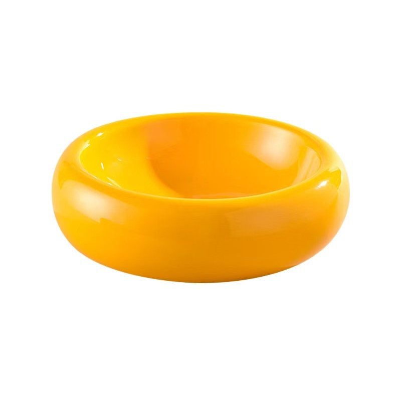 Cute Pastel Ceramic Pet Bowl for Cats and Small Dogs – 350ml