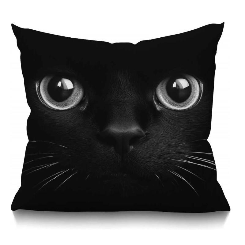1pcs Cute Cartoon Cat Cushion Pillow Cover Simple Printed Throw Cushion Case Creative