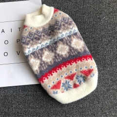 Dog Sweater Winter Dog Clothes Christmas Pet Clothing New year Dog Coat Cat Chihuahua Yorkie Pomeranian Schnauzer Pug Costume
