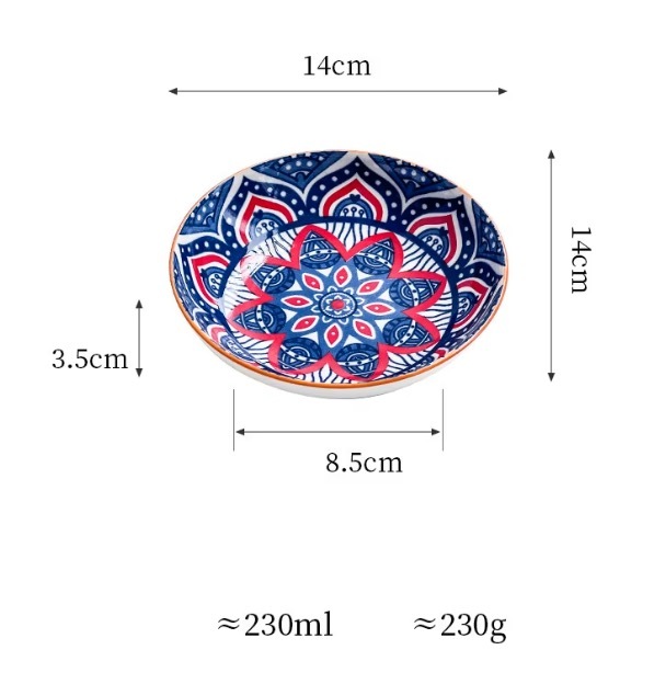 Pet Cat Bowl Wide Mouth Neck Cat Dog Water Bowl Ceramic Food Water Plate with Silicone