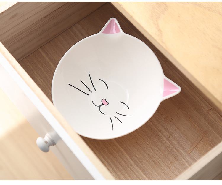 Ceramic cat bowl for pets