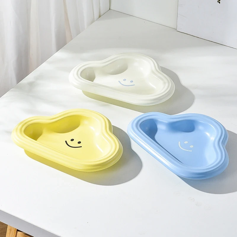 2025 INS Wholesale Ceramic Cat and Dog Water Bowl Wide-Mouth Anti-Tipping Food Plate Solid Pattern