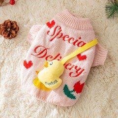 Christmas Style  Dogs Cats Clothes Winter Warm