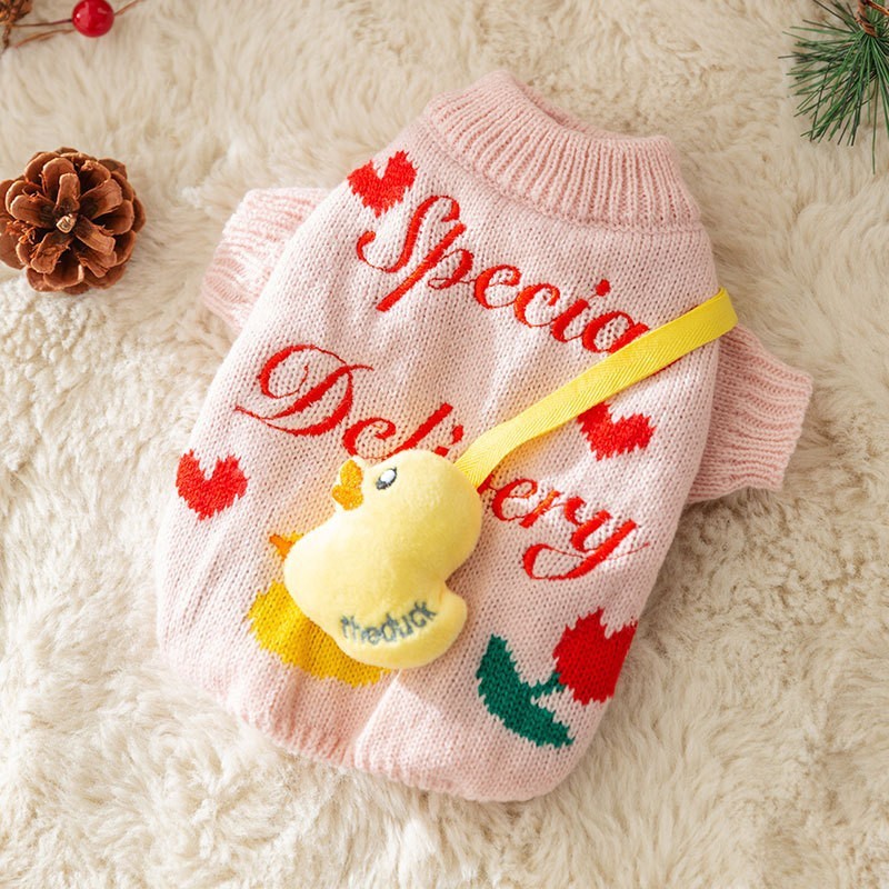 Christmas Style  Dogs Cats Clothes Winter Warm
