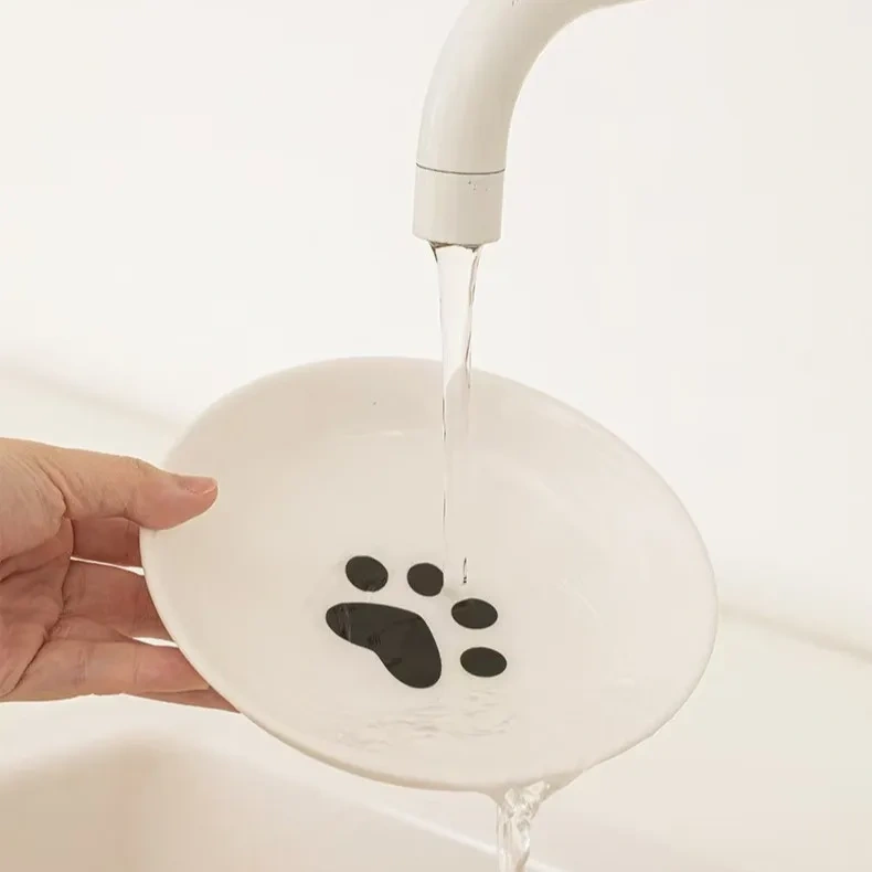 1pcs Creative Cervical Protection Pet Supplies  Cat Bowl Ceramic Cat Bowl Food Dog Drinking Water Food