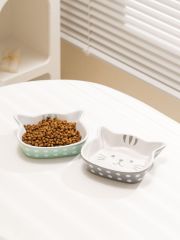 Cartoon ceramic cat bowl