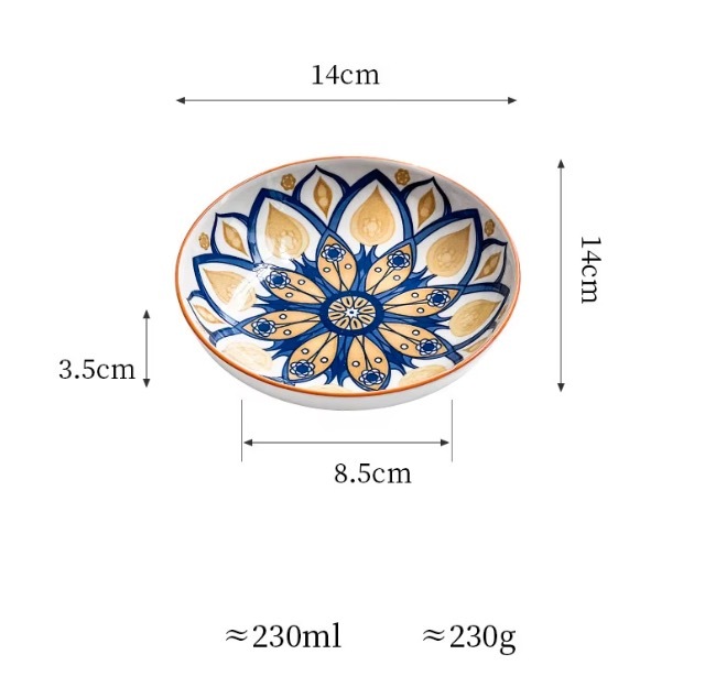 Pet Cat Bowl Wide Mouth Neck Cat Dog Water Bowl Ceramic Food Water Plate with Silicone