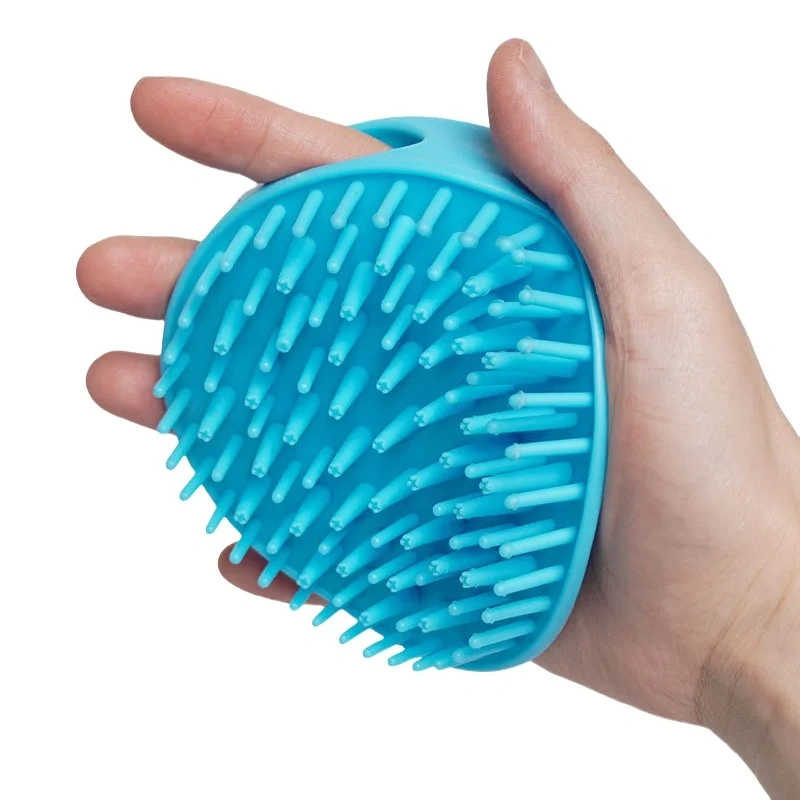 Multi-Function Dog Cat Soft Shampoo Comb Pet Bath Massage Brush Cat Dog Grooming Silicone Shower Brush