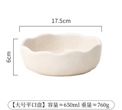 Creative Dot Glazed Pet Bowl Cute Cat Paw Ceramic Bowl Dog Food Feeder