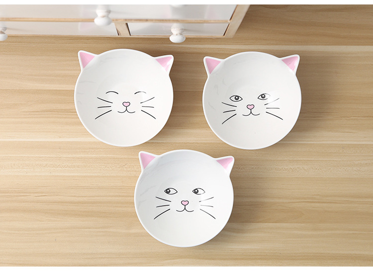 Ceramic cat bowl for pets