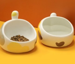 Ceramic Pet Bowl Ceramic cat Bowl Cervical protection