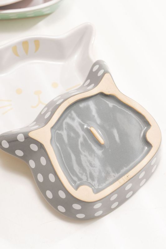 Cartoon ceramic cat bowl