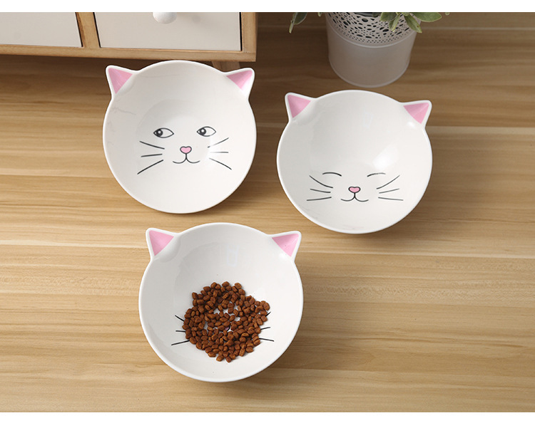 Ceramic cat bowl for pets