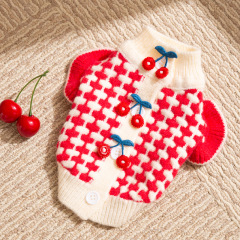 Winter Dog Knit Sweater Soft Pet Clothes