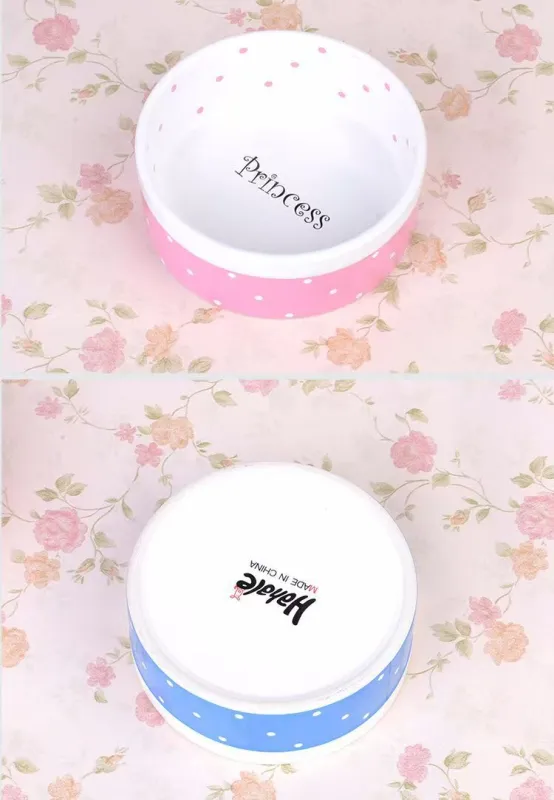 Panda-source.com | Pet ceramic princess bowl