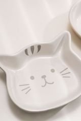 Cartoon ceramic cat bowl