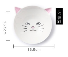 Ceramic cat bowl for pets