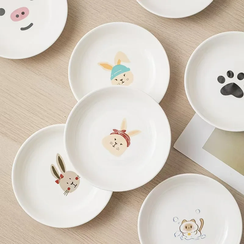 1pcs Creative Cervical Protection Pet Supplies  Cat Bowl Ceramic Cat Bowl Food Dog Drinking Water Food