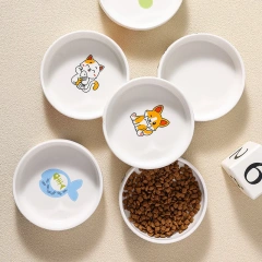 Dogs Cats Food Utensils Ceramic Pet Bowls Feeders Supplies