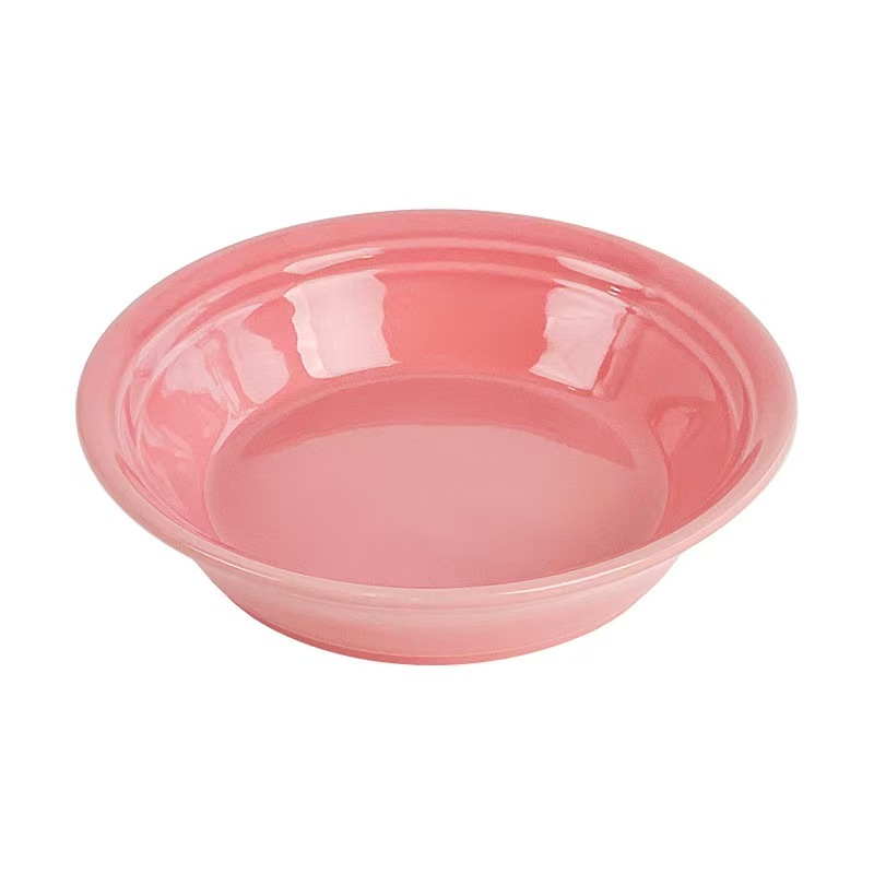 Colorful Dog Dish Ceramic Anti-spill Ceramic Cat Water Bowls Dinner Drinking Pet Bowl Plate