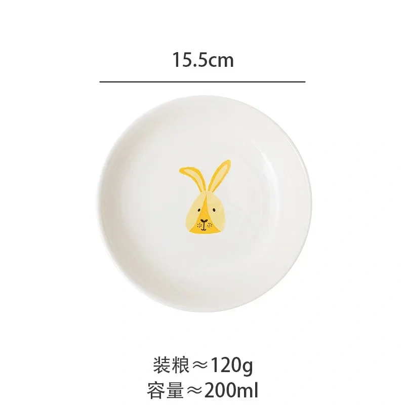 1pcs Creative Cervical Protection Pet Supplies  Cat Bowl Ceramic Cat Bowl Food Dog Drinking Water Food