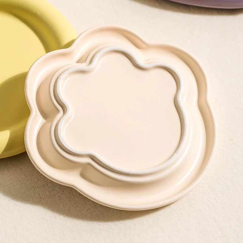 Factory Custom Wholesale Popular Cute Ceramic Pet Puppy Plate Bowl Cat Dog Food Feeding Bowl Kitten Cat Food Ceramic Bowl Plate