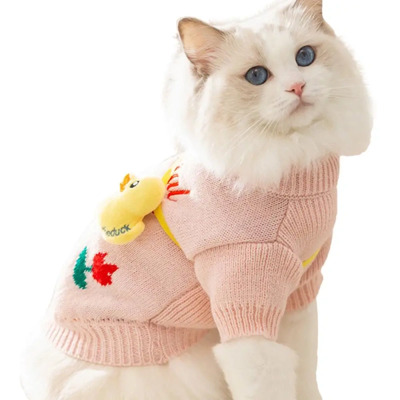 Christmas Style Puppy Dog Sweaters For Small Medium Dogs Cats Clothes Winter Warm Pet Turtleneck Chihuahua Vest Soft Yorkie