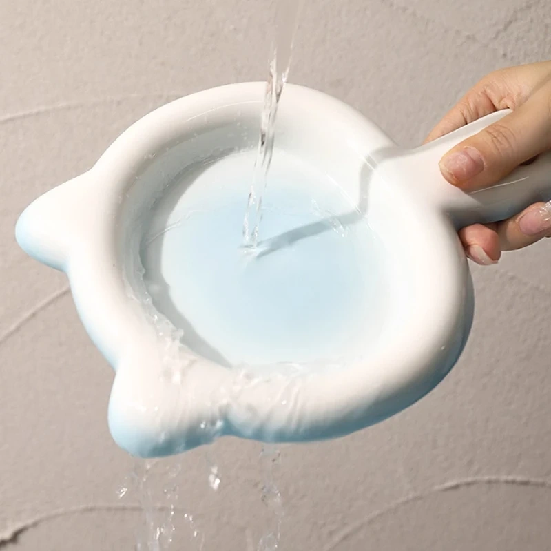 Creative Ceramic Drinking Water Food Bowls, Anti Overturning Neck Protection, Cute Tablet handle Cat Bowl, Pets Supplies, 1Pc