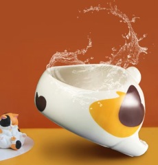 Ceramic Pet Bowl Ceramic cat Bowl Cervical protection