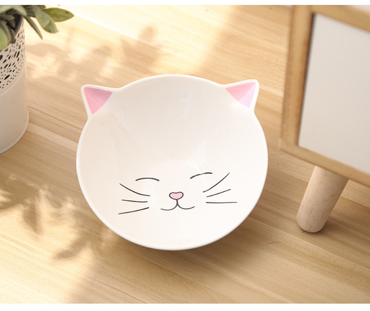 Ceramic cat bowl for pets